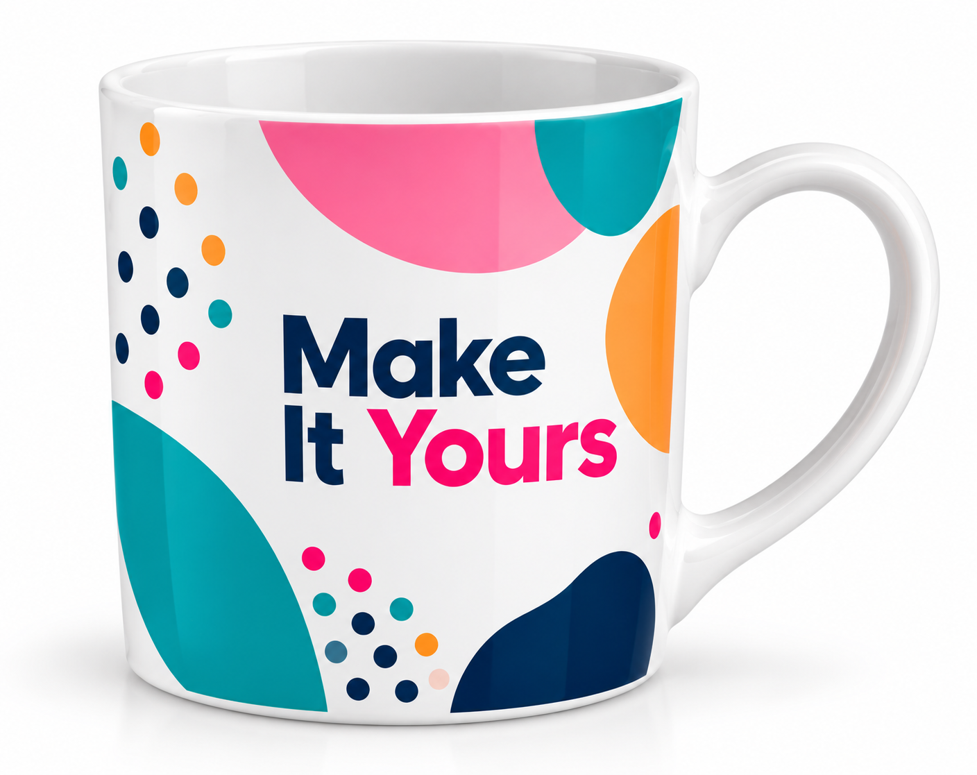 Fine China Mug in white