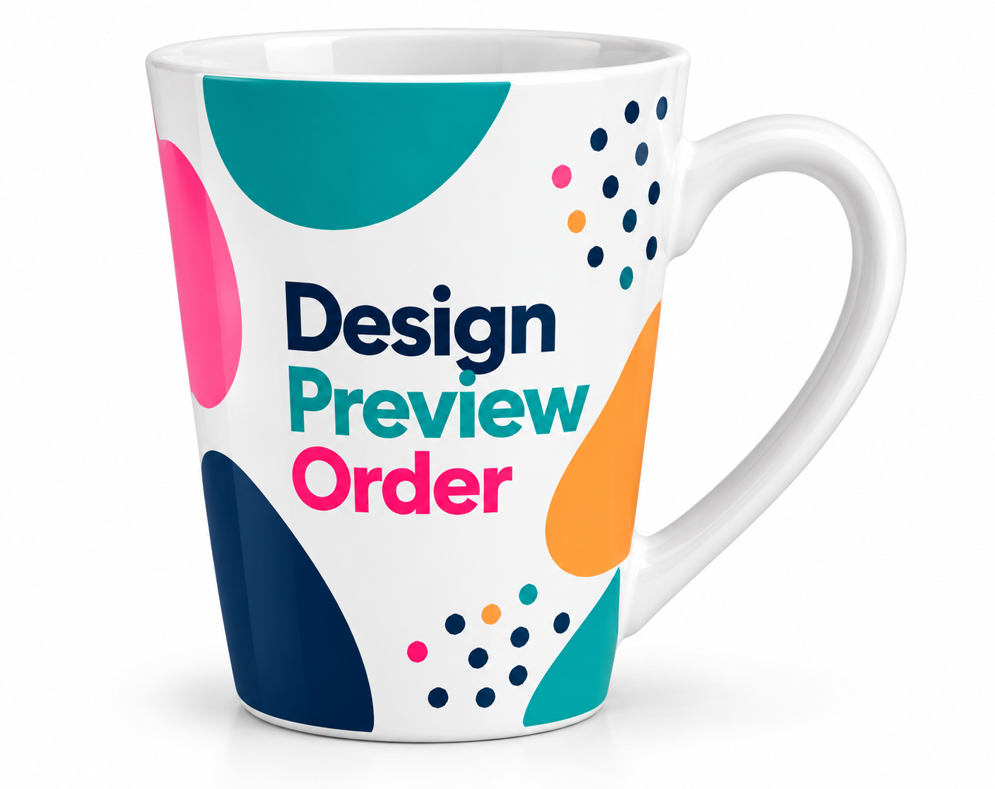 Latte Mug in white