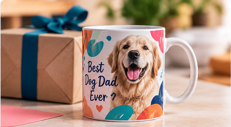 Personalised full-colour printed mug